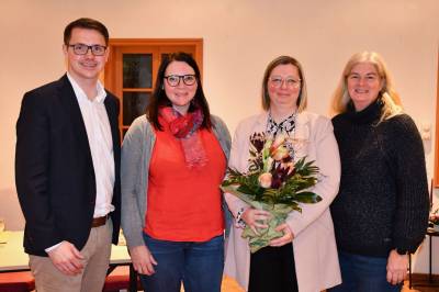 v. l. n. r.: Hendrik Lehners, Andrea Nacke, Dana Neumann, Sonja Niemeier